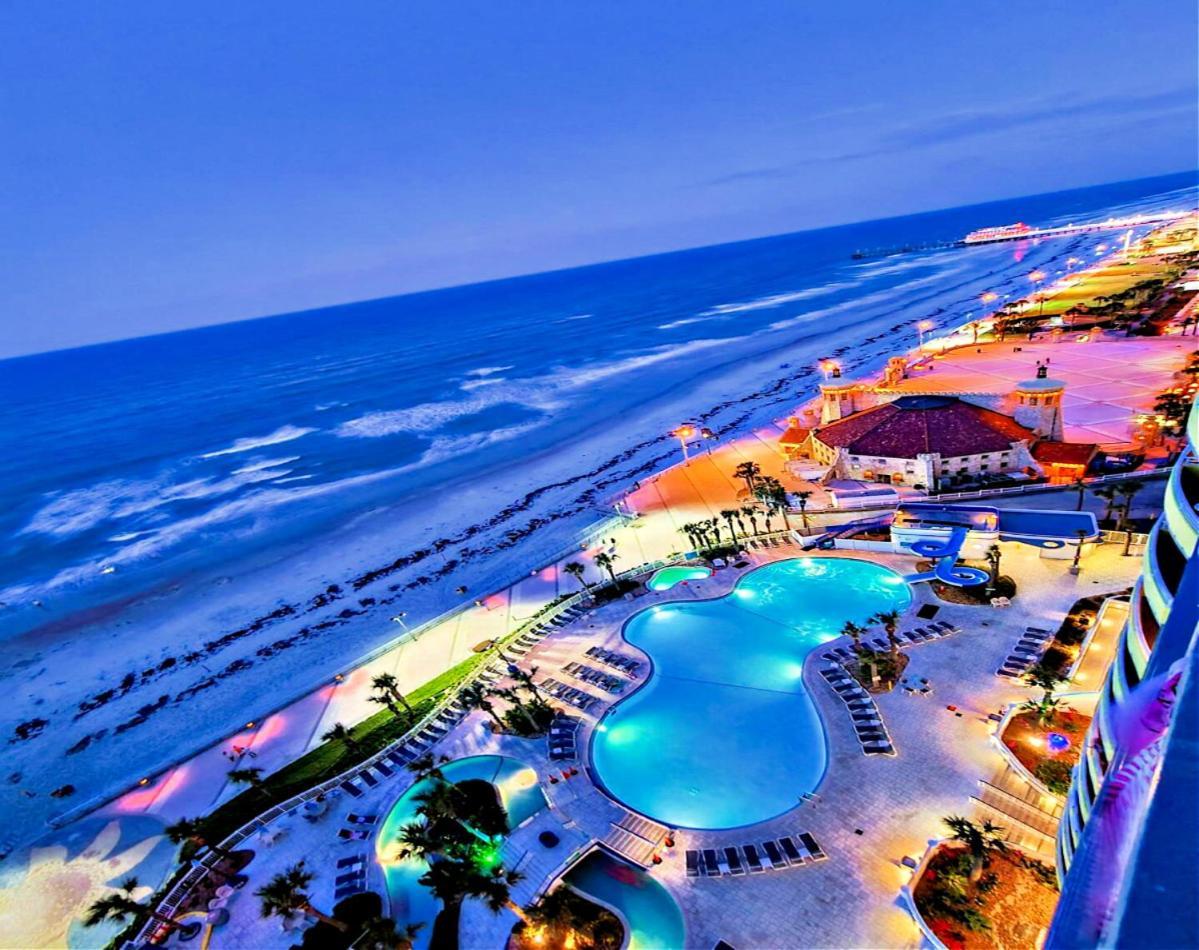16Th Floor 1 Bedroom Resort Condo Direct Oceanfront Wyndham Ocean Walk Resort Daytona Beach 1605 Exterior photo